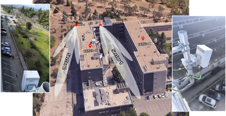 Lee más sobre el artículo La ETSIT-UPM prueba con éxito la movilidad en bandas milimétricas sobre la red privada 5GMADnet